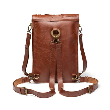 Pu Leather Steampunk Backpack